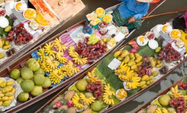 EXCURSIONES POR BANGKOK - MERCADO FLOTANTE DE DAMNOEN SADUAK Y MERCADO DEL TREN DE MAE KLONG