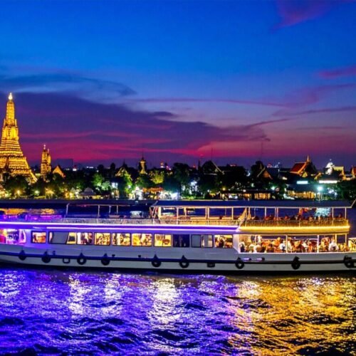 EXPERIENCIA NOCTURNA EN BANGKOK: CENA CRUCERO, MÚSICA Y TEMPLOS ILUMINADOS - Excursiones por Bangkok en Español