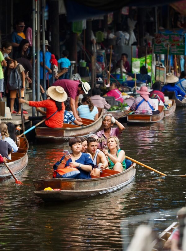 MERCADO FLOTANTE de DAMNOEN SADUAK y MERCADO del TREN de MAE KLONG - Excursiones por Bangkok en Español